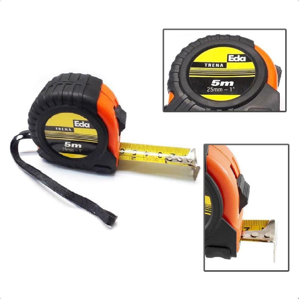 Trena 5M X 25Mm Emborrachada Eda Standart