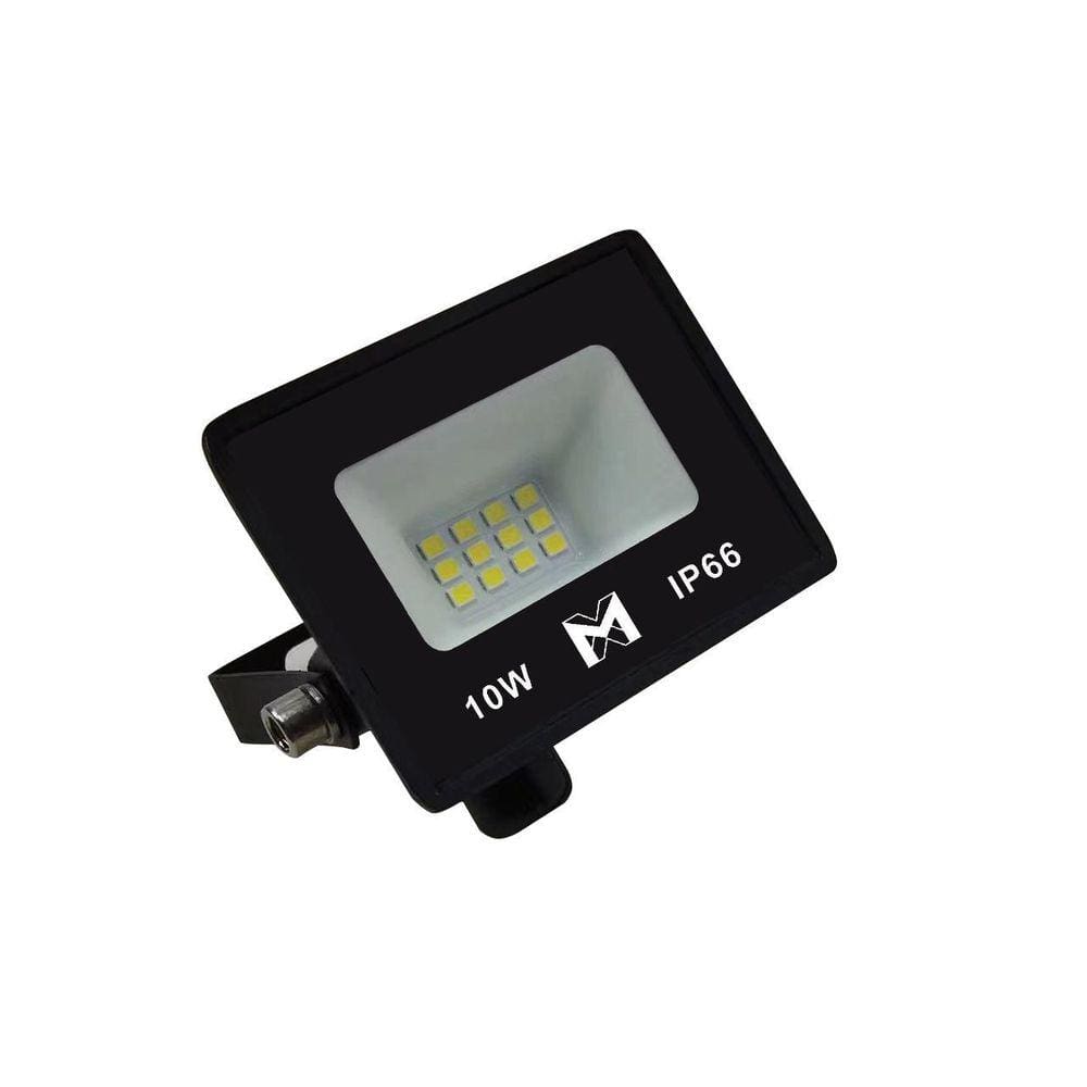 Refletor LED 10W Alumínio IP66 - Kit 5 Unid.