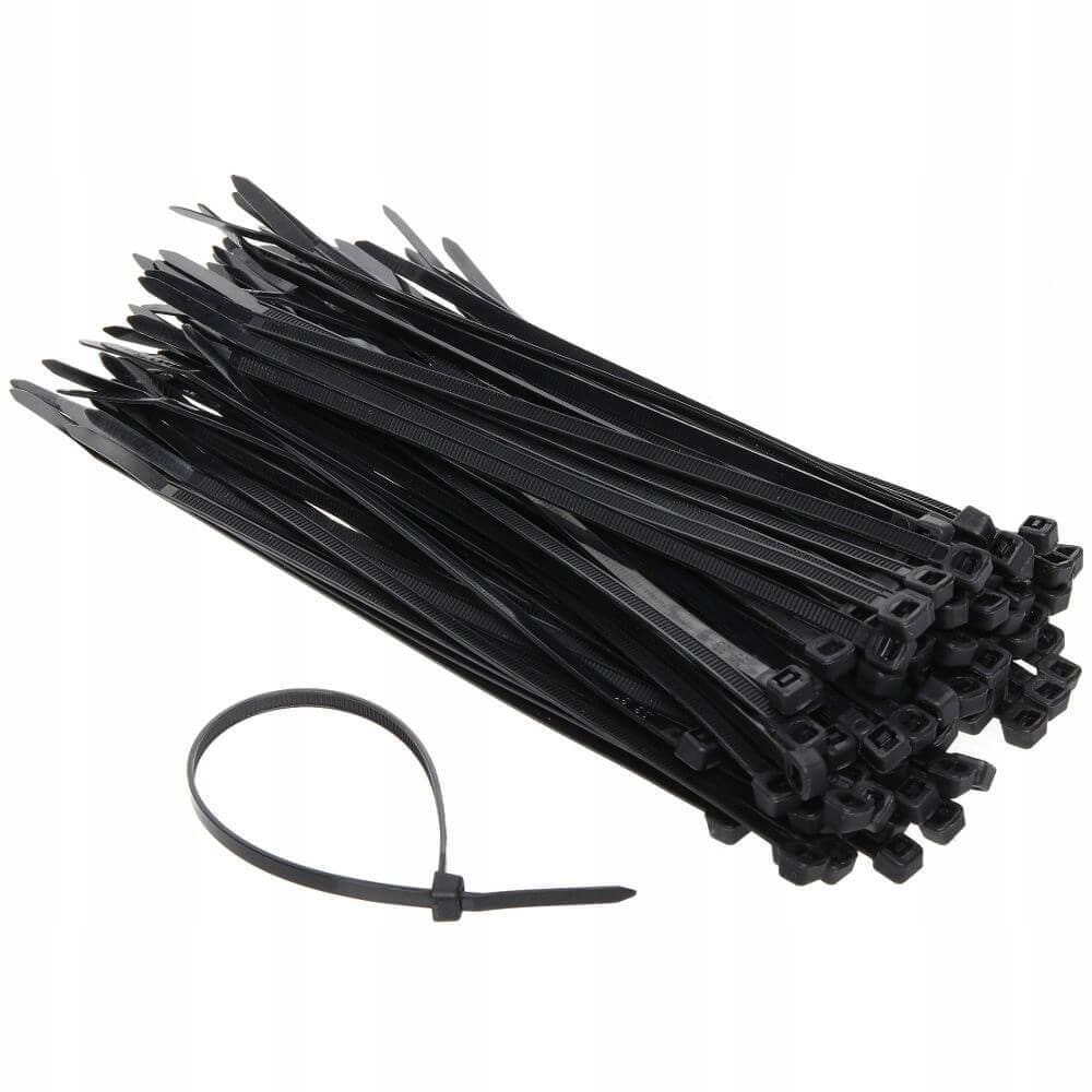 50 Abraçadeira Nylon Enforca Gato Preta 350X7,6Mm Starfer