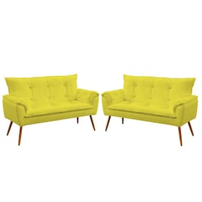 Kit 2 Poltronas Namoradeiras Beta Sued Aradecor