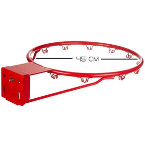 Aro de Basquete Fixo Bonafit Vermelho