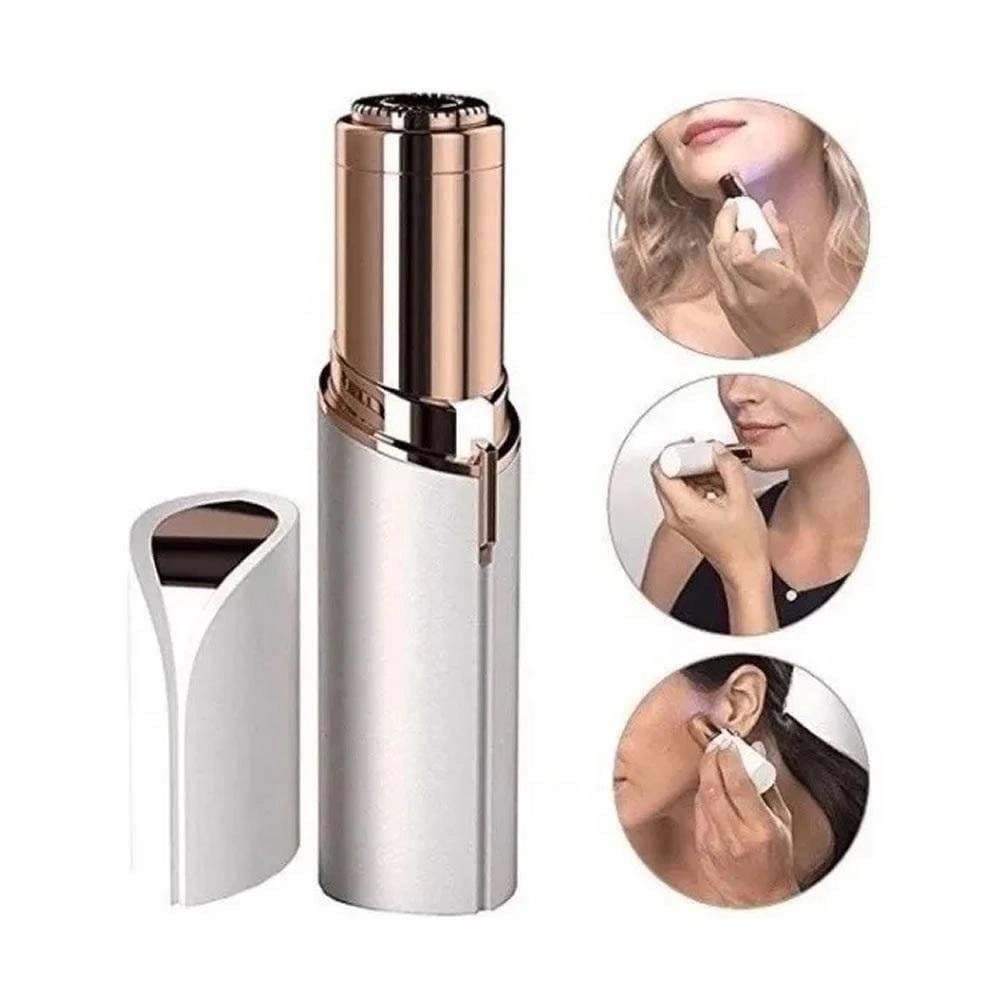 Caneta Depiladora Facial 2 Em 1 Com Led Usb Flawlbss