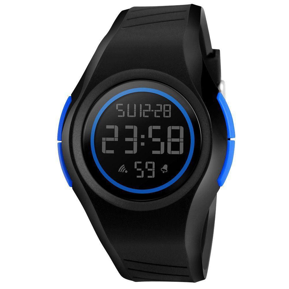 Relógio masculino SKMEI LED Digital Sports Outdoor Impermeável Azul