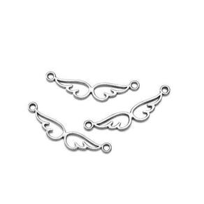 Entremeio De Metal Formato Asas 28X5Mm Com 5 Unidades