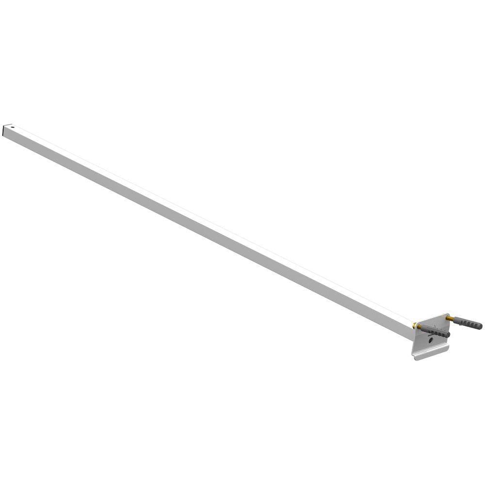 SUPORTE REFLETOR INCLINADO PAREDE BRAÇO 100 CM Branco
