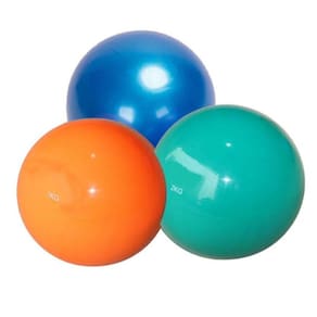 Kit com 3 Bolas de Peso Tonificadora Bonafit Coloridas