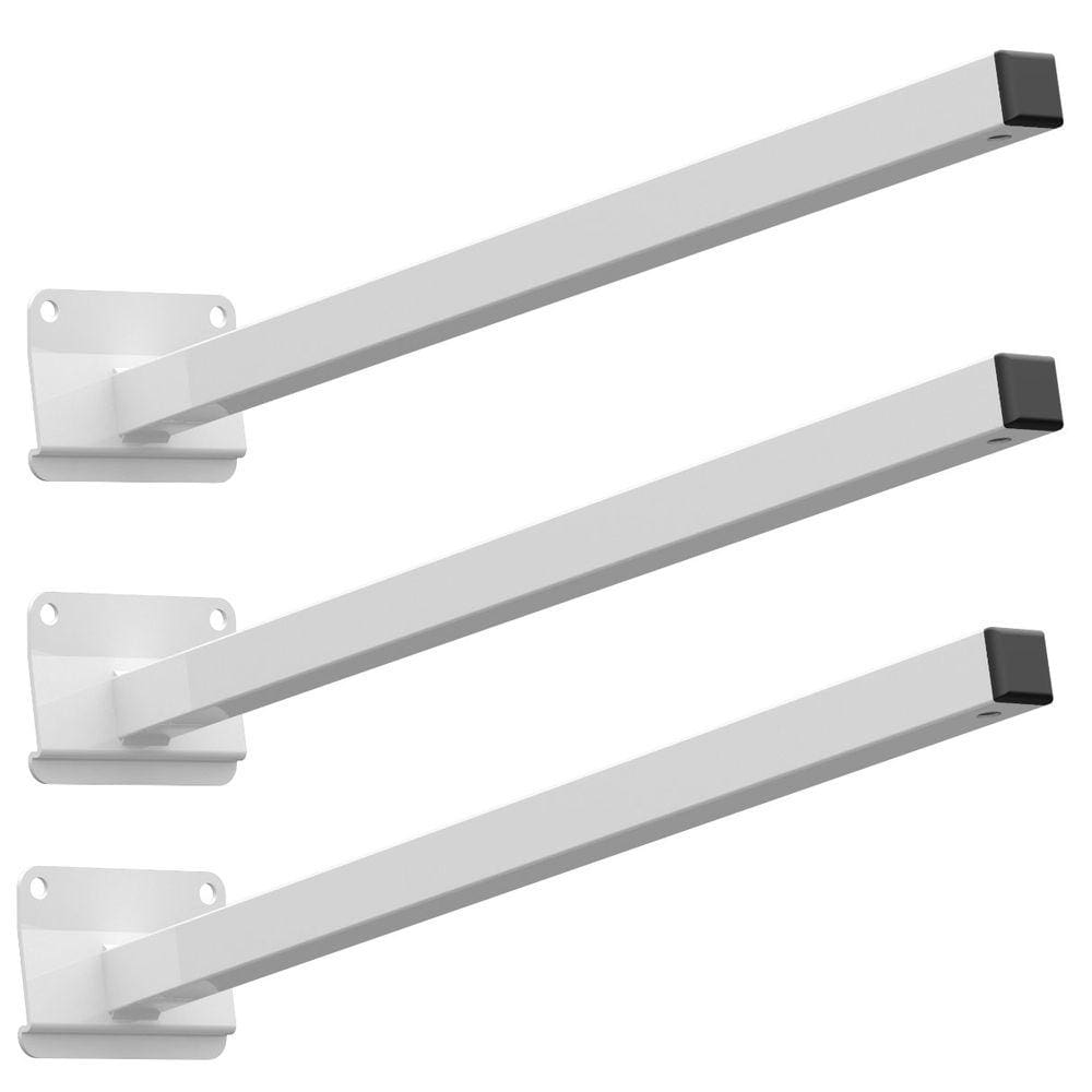 03 SUPORTES REFLETOR BASE INCLINADA BRAÇO 100 cm 03 CJ