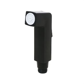 Gatilho Quadrado Para Ducha Higiênica Em Abs Preto Fosco
