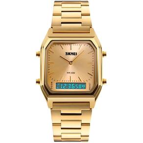 Relógio de pulso Gosasa Waterproof Analog Digital para homens