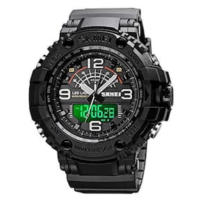 Relógio digital SKMEI Double Time Countdown Alarm à prova d`água