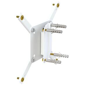 SUPORTE TV 10" a 42" VESA 200X200 1 MOVIMENTO BRANCO