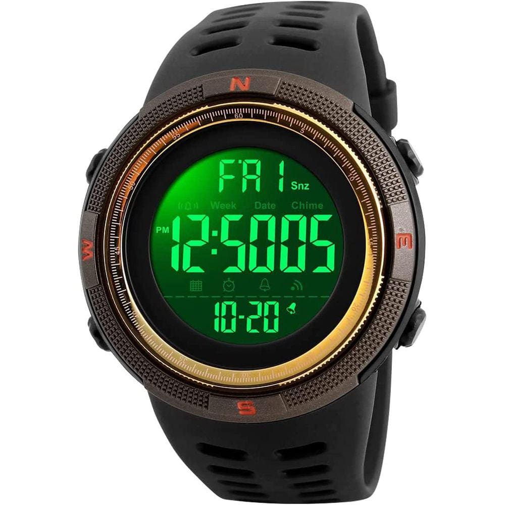 Relógio esportivo SKMEI Digital LED à prova d`água 50m para homens