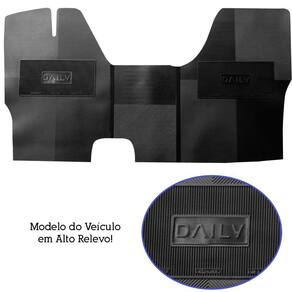 Tapete Interno Reforçado Iveco Daily Câmbio Em Baixo Preto