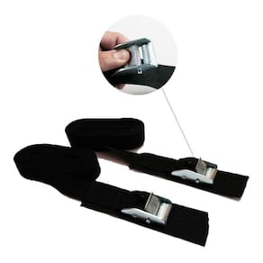 Par Cinta Fivela Catraca Carga Rack Teto Amarração 2,5 Mts