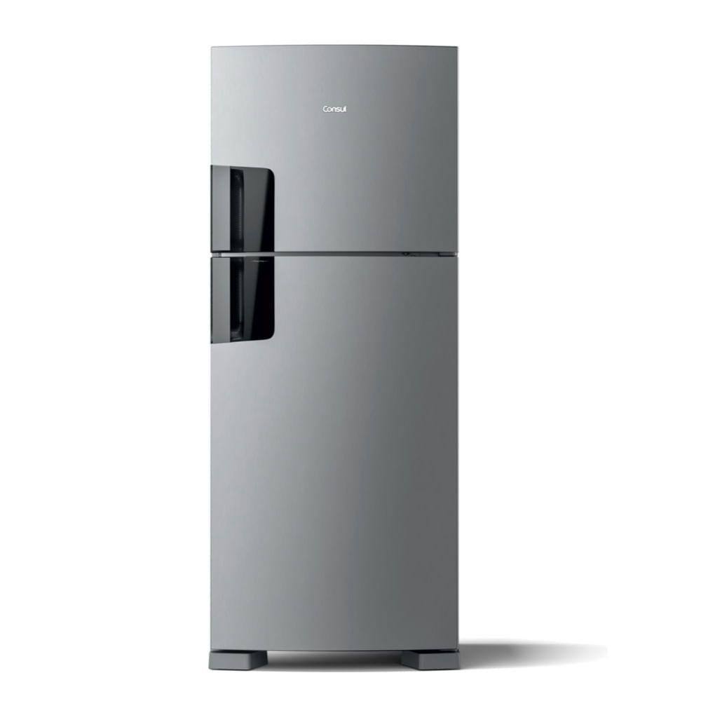 imagem-Geladeira Consul Frost Free Duplex com Espaço Flex e Controle Interno de Temperatura 410 litros cor Inox - CRM50FK - 220V