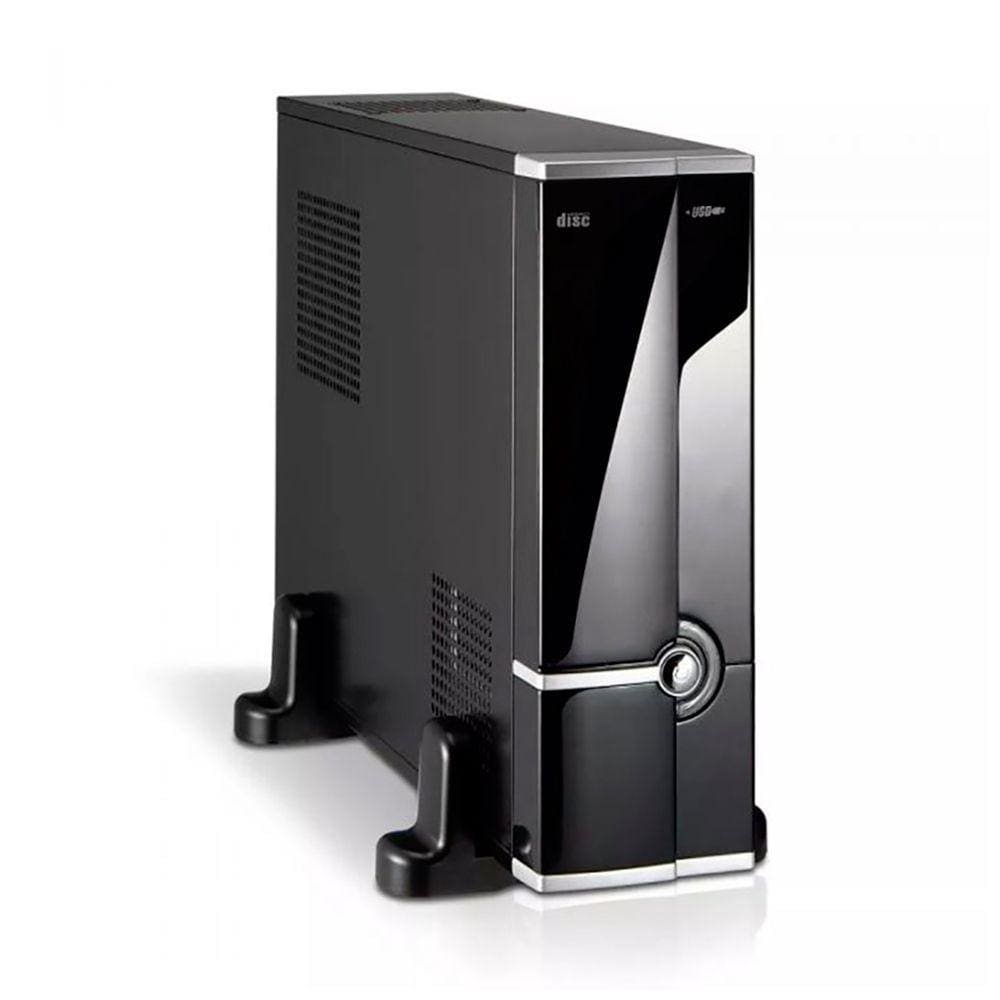 Gabinete Slim K-mex Gm-9j8a Micro Atx Usb 2.0 C/ Fonte 200w