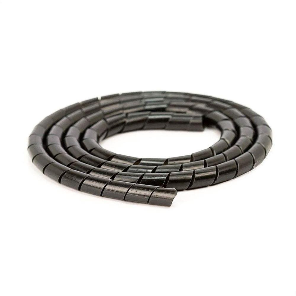 Spiraduto 1/4 Organizador De Cabos - Dutoplast - Preto 5M
