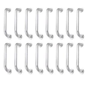 Alça De Apoio 30cm Barra Inox Kit 14 Unidades Idoso Cadeirante Deficiente Banheiro Box Corrimao