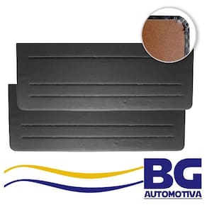 Forro De Porta Dianteira Corcel 70-77 Vinil Preto