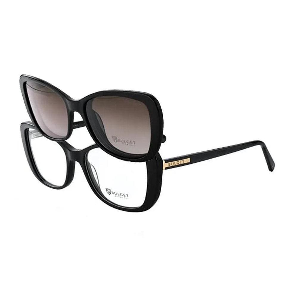 Armação Clip On Bulget Bg7157 - Preto Brilho - Feminino - M