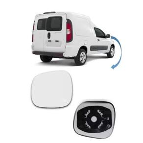 Lente Retrovisor Com Base Fiorino 2014 Mod Novo Ld Esquerdo