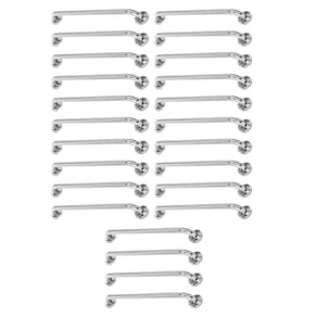 Alça De Apoio 80cm Barra Inox Kit 24 Unidades Cadeirante Idoso Gestante Acessibilidade Banheiro Box