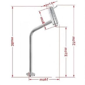 Cuba Vidro Oval 48cm Vermelha Fosca com Torneira e Válvula