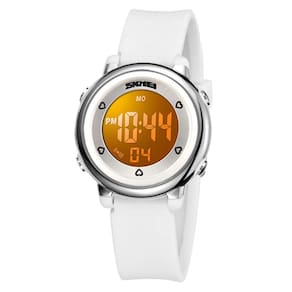 Relógio WUTONYU Kids Digital Impermeável para Meninos e Meninas Branco