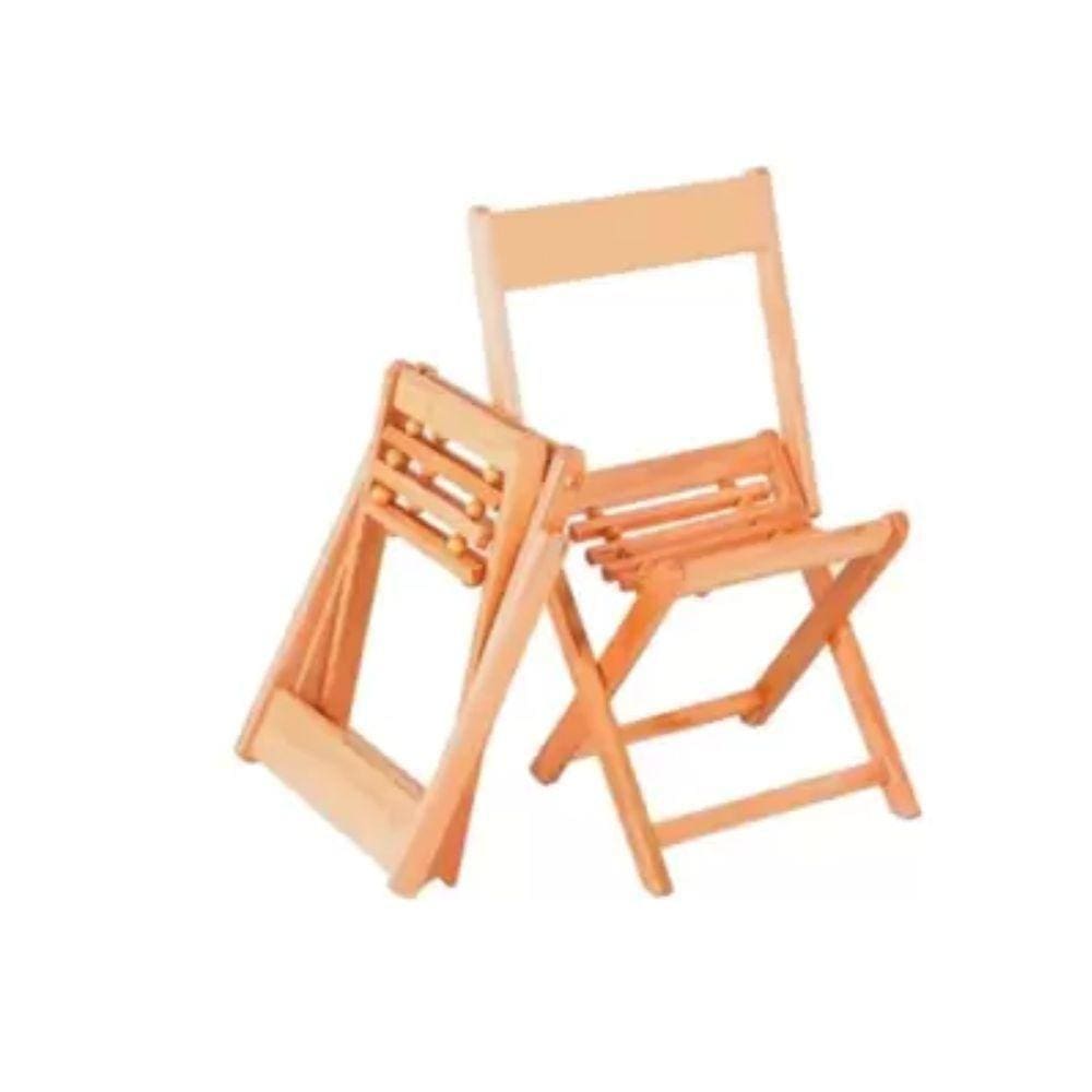 Cadeira Com Encosto De Madeira