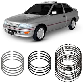 Jogo Anel Segmento 0.50 Ford Escort 2.0 93 A 96 Metal Leve