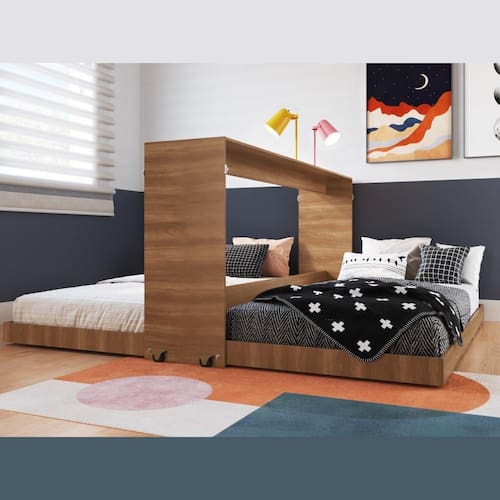 Cama Solteiro Dupla Articulável Horizontal Phoenix Art In Móveis Marrom Menor preço em Cama Solteiro Dupla Articulável Horizontal Phoenix Art In Móveis Marrom