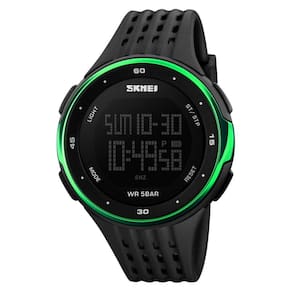 Relógio esportivo SKMEI 1219 LED, cronógrafo, calendário, alarme