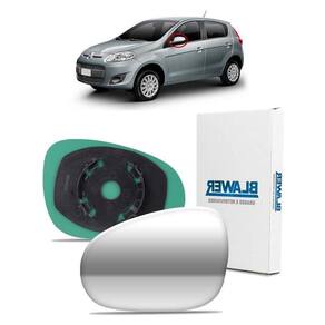 Lente Retrovisor Com Base Palio Atractive 12-15 Ld Esquerdo