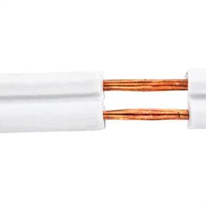 Cabo Polarizado Externo Áudio 2X0.20 - Branco 10 Metros