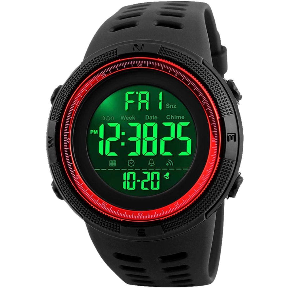 Relógio esportivo SKMEI Digital LED à prova d`água 50m para homens