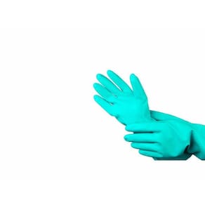 Luva Nitrilica Multiuso Verde G - 1 Par Vabene