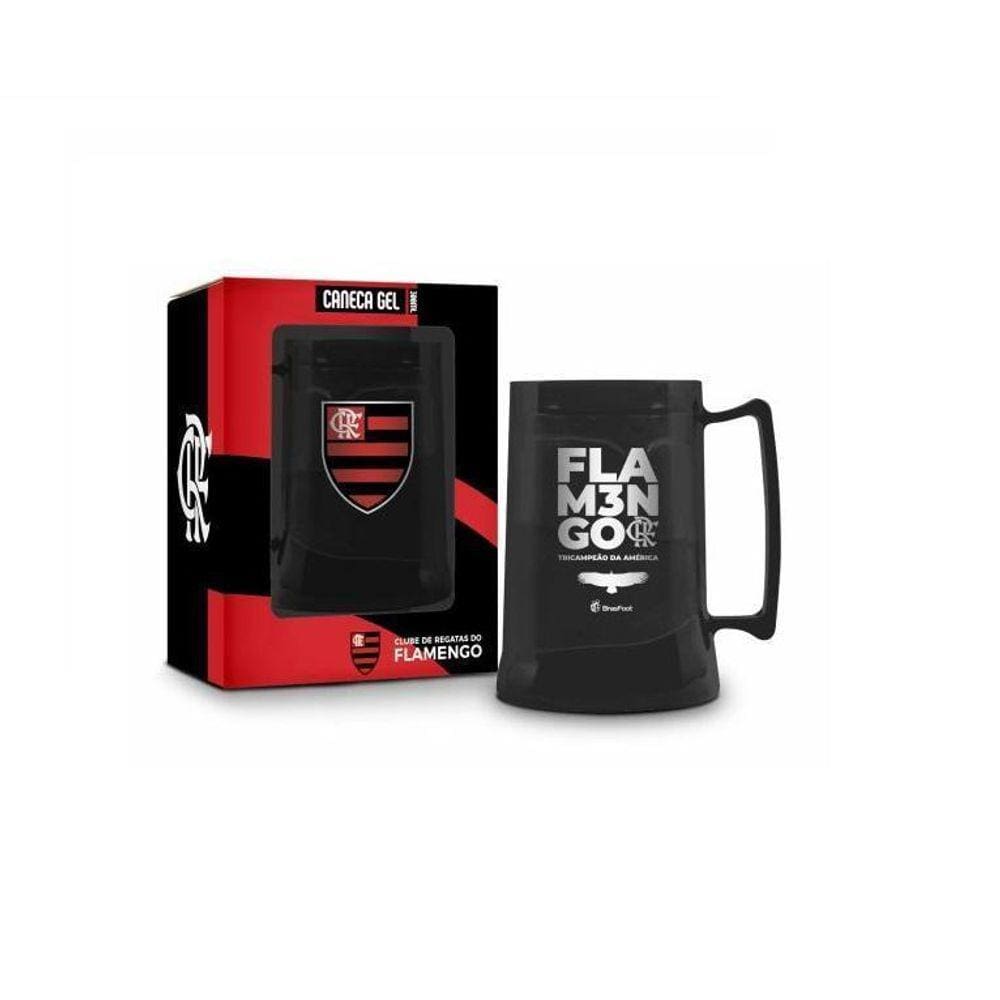 Caneca Gel Flamengo Mengao Black Flamenguista Times Futebol