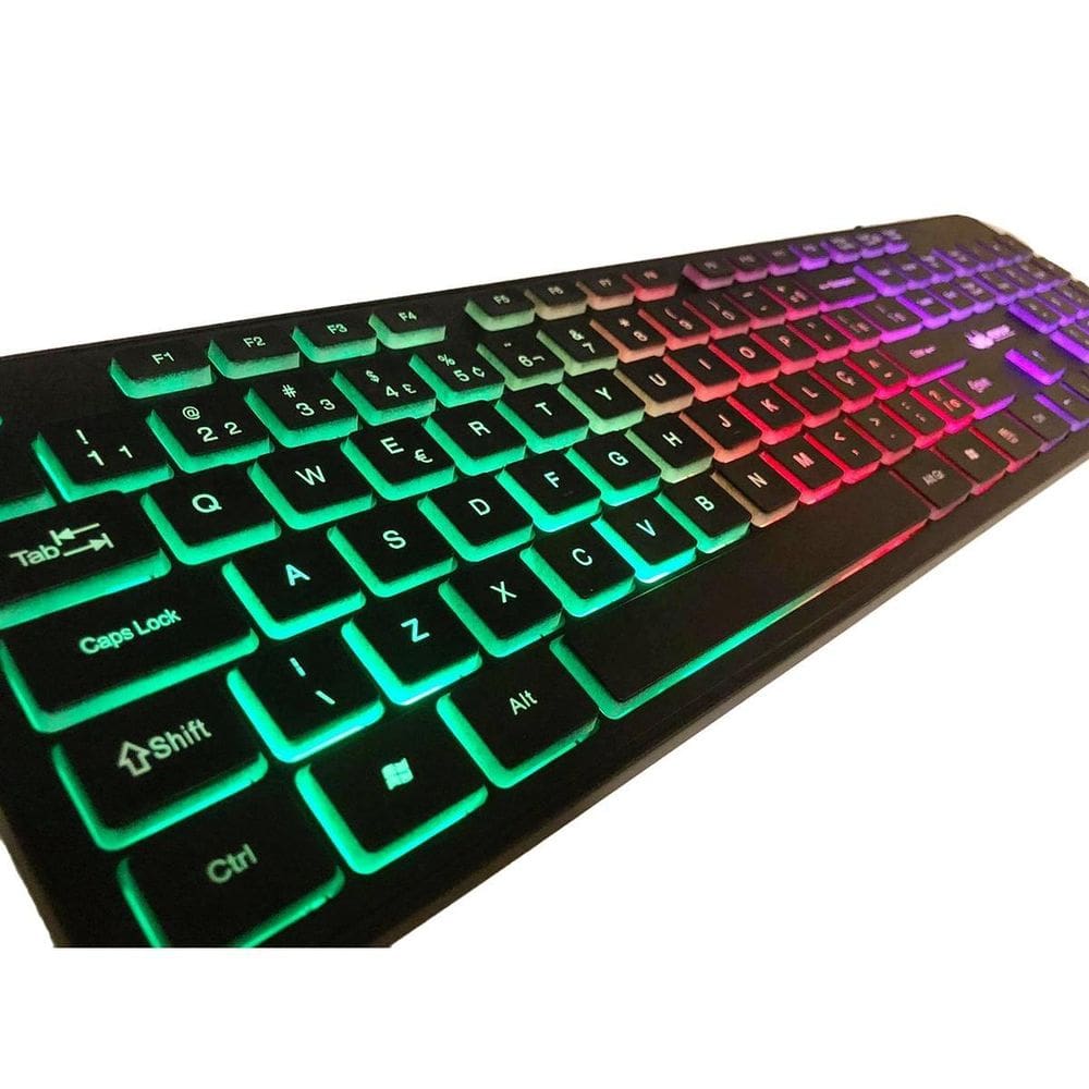 Teclado Gamer Adamantiun Arca Ak 6000 Qwerty Portugues Brasil Prata Luz Rgb Casas Bahia 6384