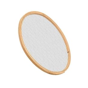 Peneira Para Cafe Redonda Aro Madeira 55Cm Reforçada