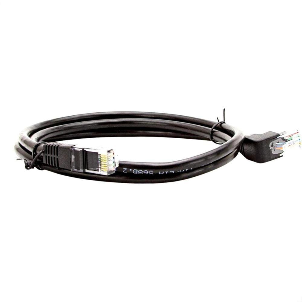 Cabo De Rede Cat5E Plug 90 Graus Para Cima - 5 Metros