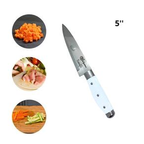 Faca 5` Inox Cozinha Carne Legumes Frutas Peixe Churrasco