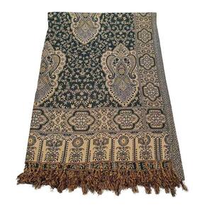 Pashmina Estampada 100% Viscose Verde Escuro 70Cmx200Cm