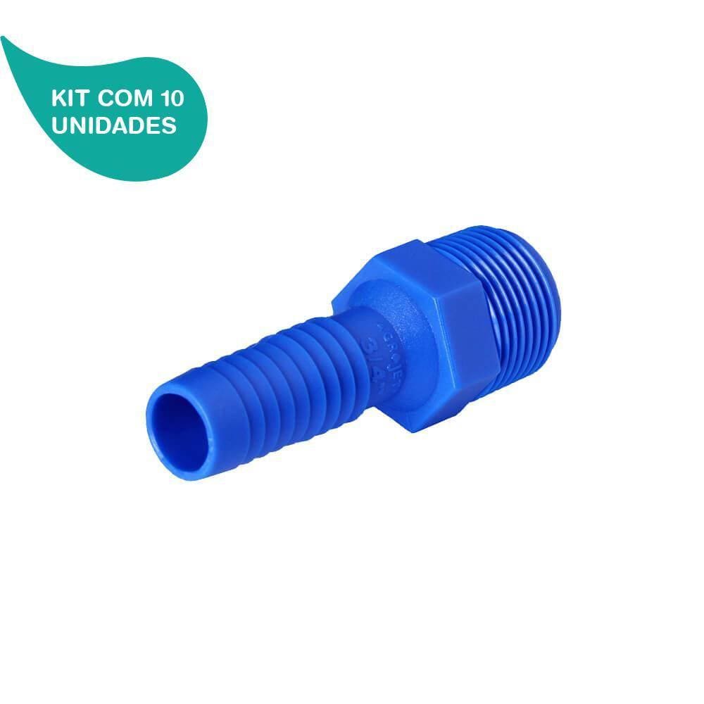 Kit Adaptador De Redução Com Rosca De 1 X 3/4 Agrojet 10 Un