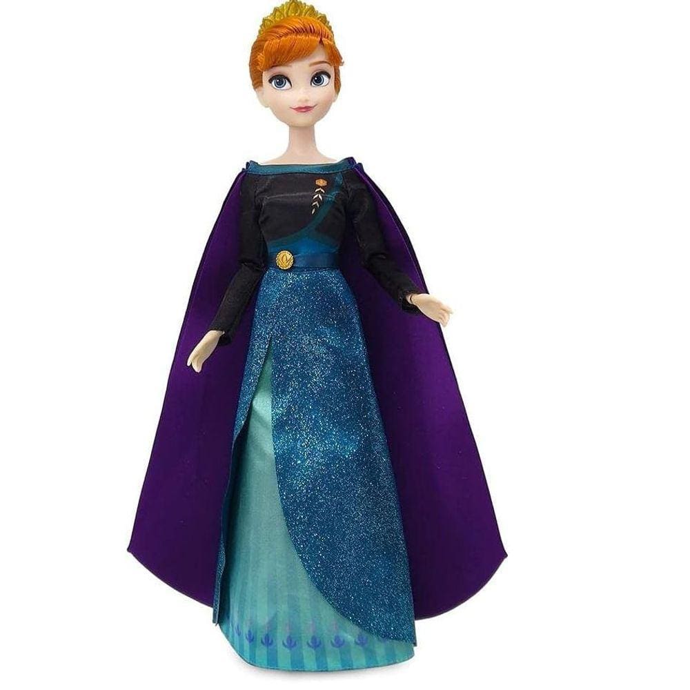 Boneca Princesa Anna - Frozen2 Saia Brilhante - Luxo