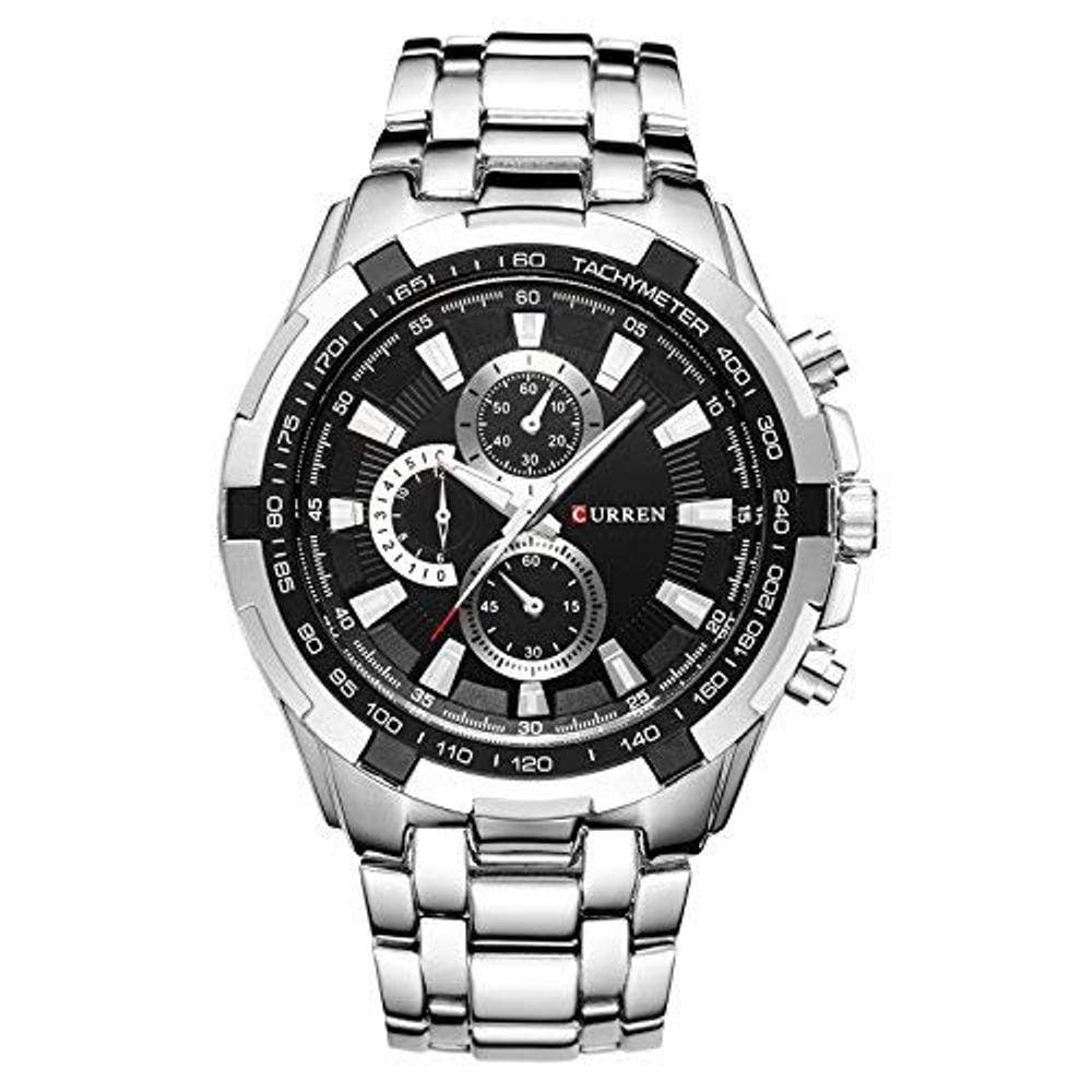 Relógio CURREN Men Designer Wear Analógico Dial Steel