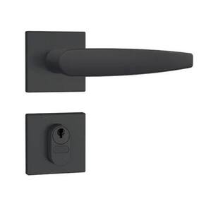 Fechadura Stam 803/33 Externa Roseta Quadrada Rq1 Preto