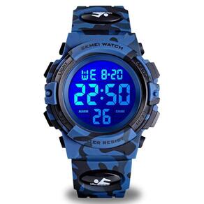 Relógio cofuo Kids Camouflage Digital Sports Waterproof
