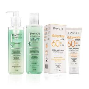 Kit Limpeza E Tonificação Acnederm + Proteção Fps 60 Payot