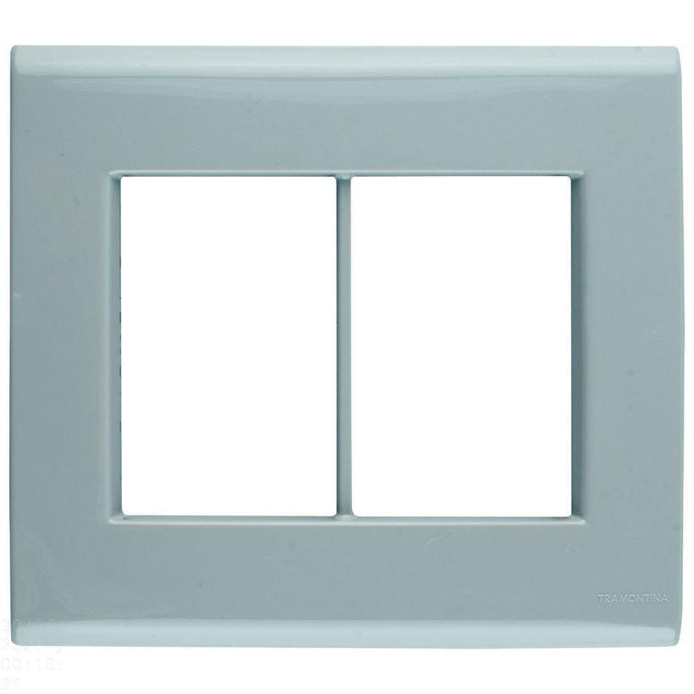 Placa 6 Postos 4x4 Tramontina Liz Azul Jeans Tramontina