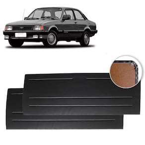 Forro De Porta Dianteira Chevette 87-93 Vinil Preto